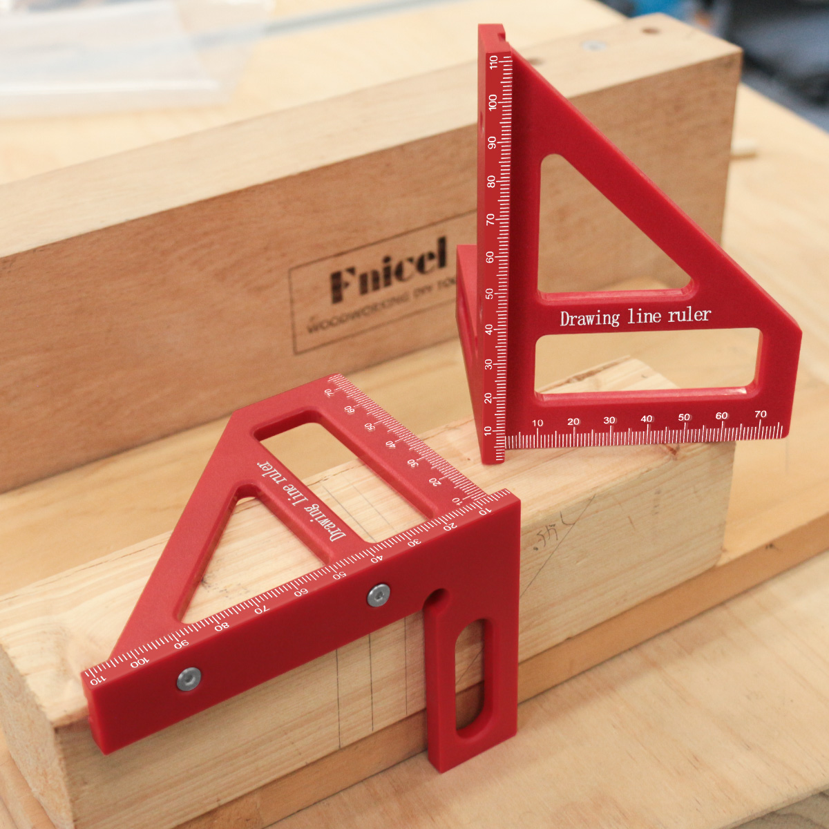 Woodworking Project Plans - 45 ° /90 ° Règle de