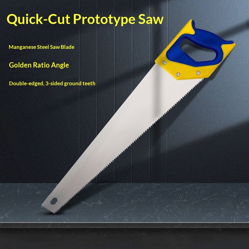 Woodworking Hand Saw - Scie à main en acier au