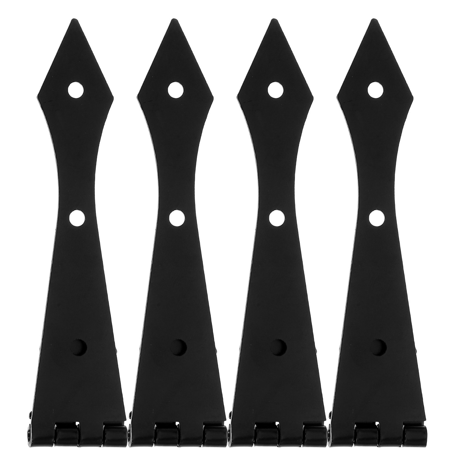 Woodworking Warehouse - 4 pièces de charnières robustes noires