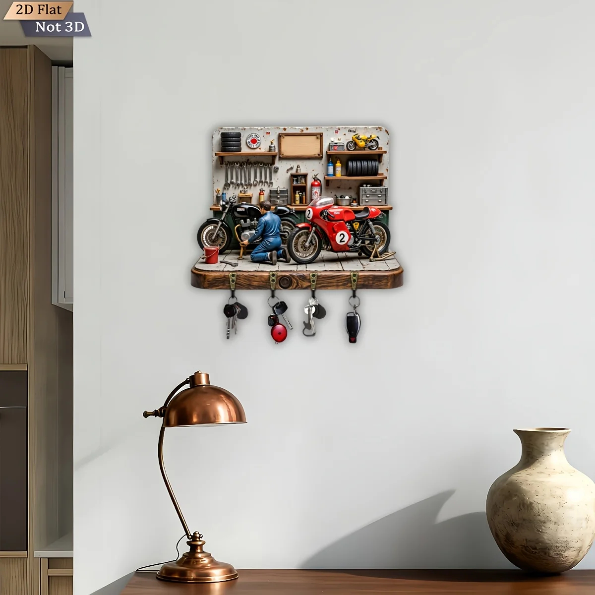 Porte-clés 2D plat, 1 pièce, s - Woodworking Room avis et prix
