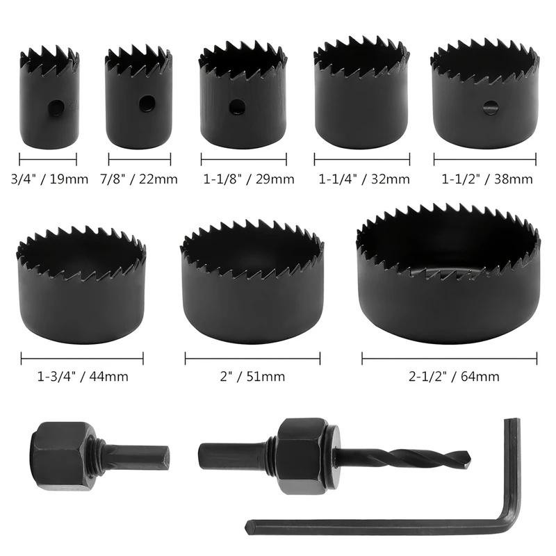 Kit de 8 scies-cloches pour le - Woodworking Kit avis et prix