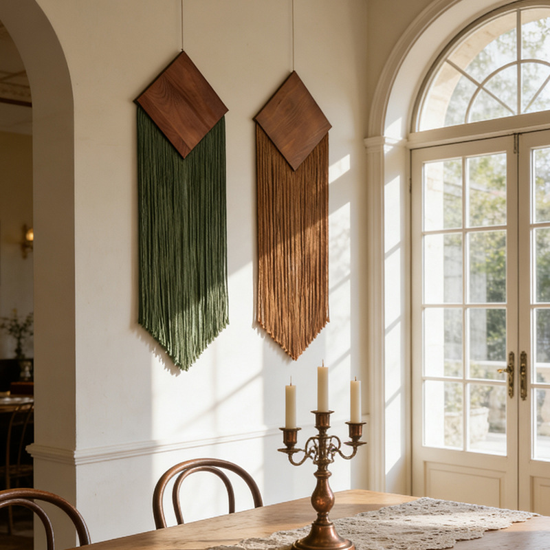 Tapisserie bohème en corde de  - Woodworking Boards avis et prix