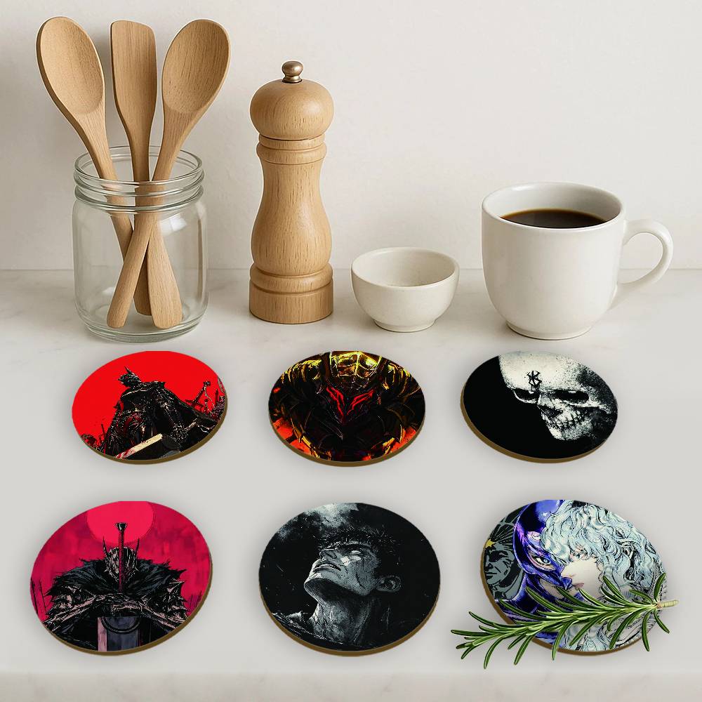 Sous-verres en bois 2D Anime B - Woodworking Room avis et prix