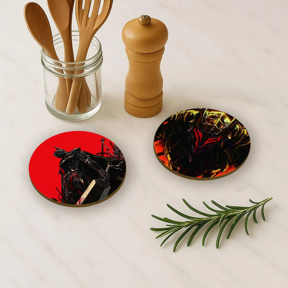 Sous-verres en bois 2D Anime B - Woodworking Room avis et prix