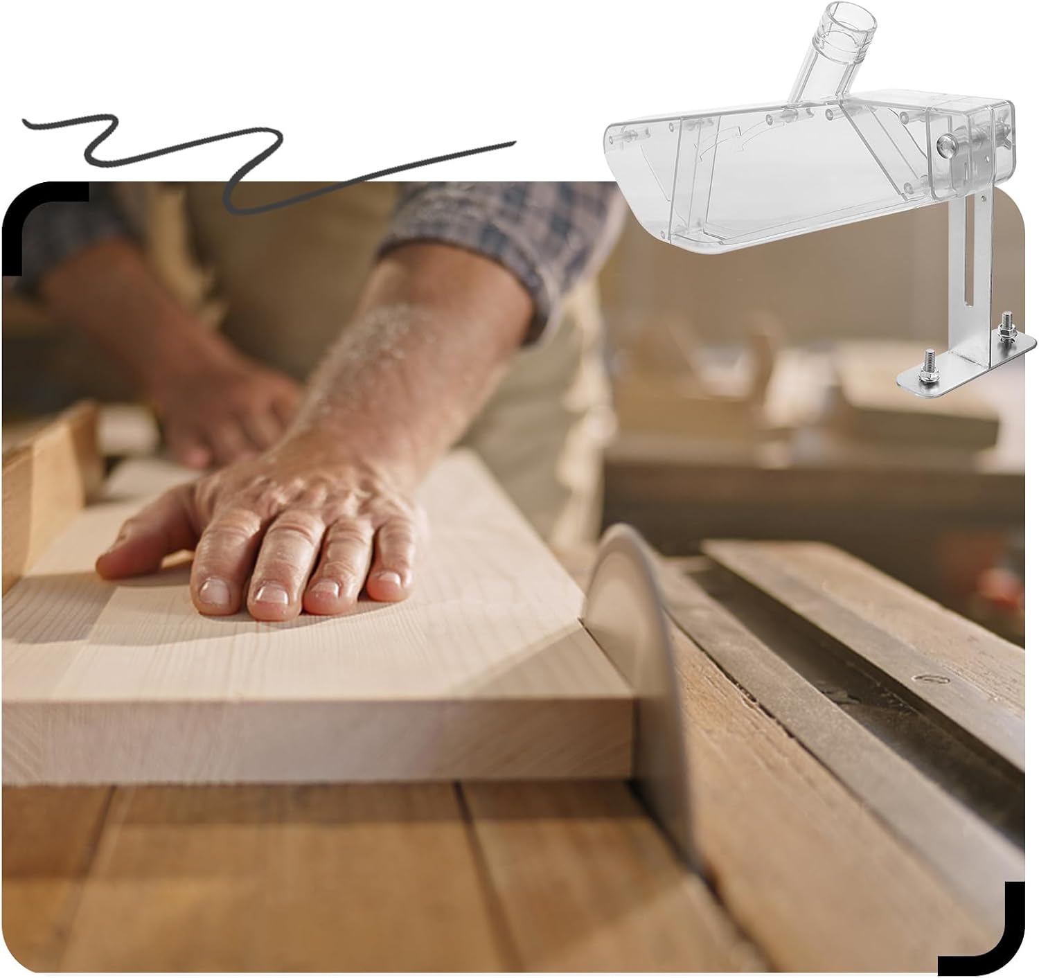 Cache de protection transparen - Woodworking Electric Saw avis et prix